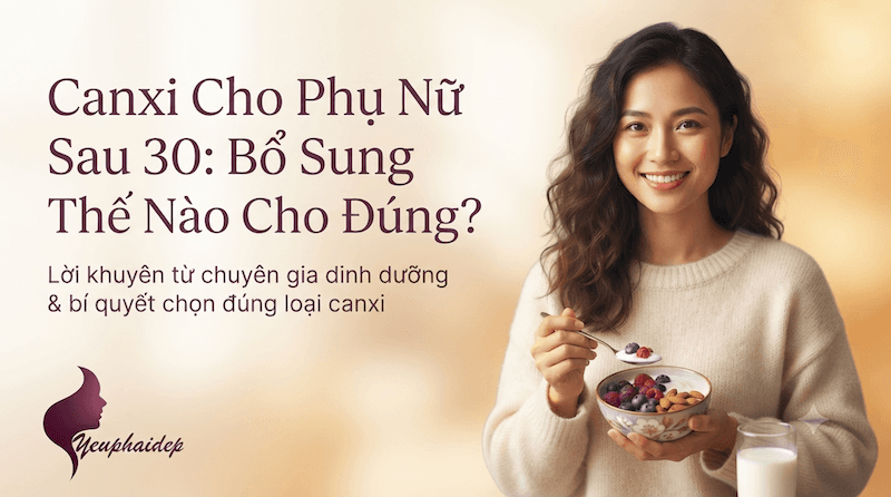 Canxi Cho Phụ Nữ Sau 30: Bổ Sung Thế Nào Cho Đúng?