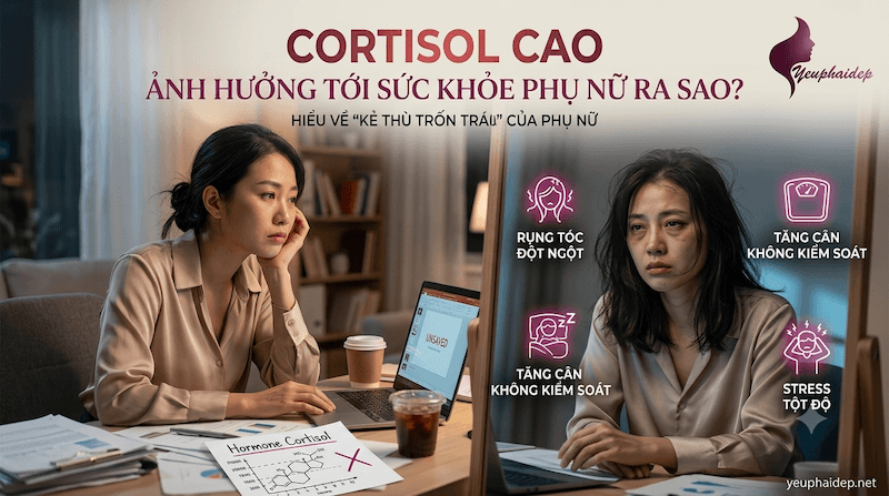 Cortisol Cao Ảnh Hưởng Tới Sức Khỏe Phụ Nữ Ra Sao?