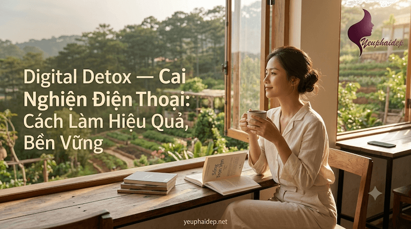 Digital Detox — Cai Nghiện Điện Thoại: Cách Làm Hiệu Quả, Bền Vững