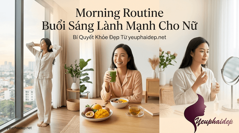 Morning Routine Buổi Sáng Lành Mạnh Cho Nữ