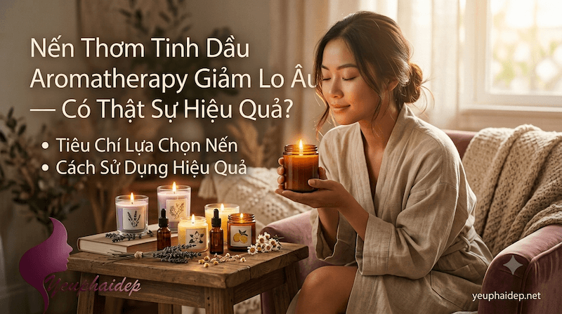Nến Thơm Tinh Dầu Aromatherapy Giảm Lo Âu — Có Thật Sự Hiệu Quả?