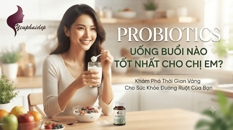 Probiotics Uống Buổi Nào Tốt Nhất Cho Chị Em?