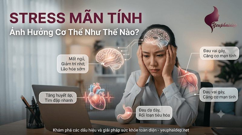Stress Mãn Tính Ảnh Hưởng Cơ Thể Như Thế Nào
