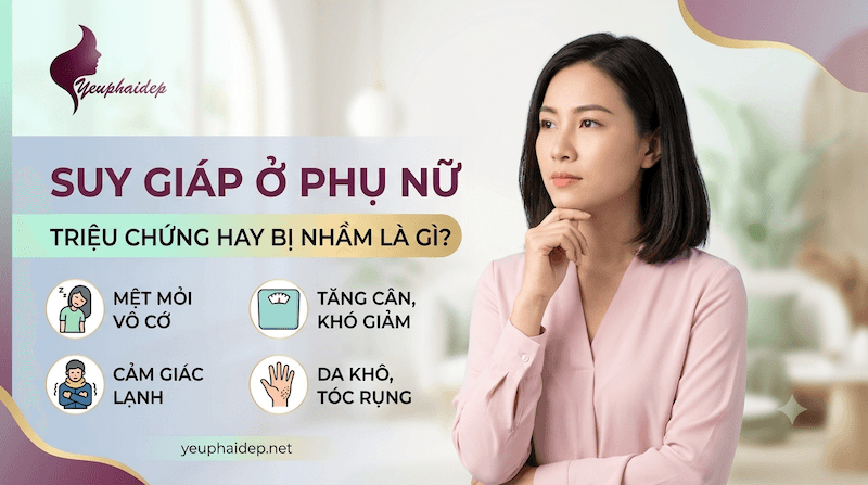 Suy Giáp Ở Phụ Nữ: Triệu Chứng Hay Bị Nhầm Là Gì?