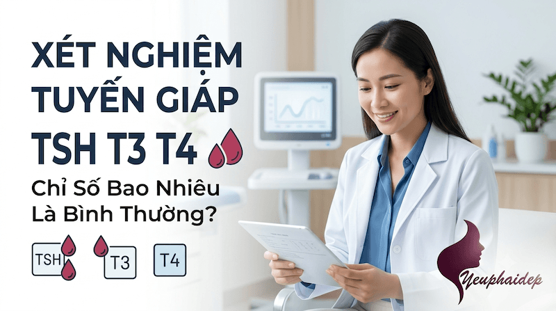 Xét Nghiệm Tuyến Giáp TSH T3 T4: Chỉ Số Bao Nhiêu Là Bình Thường?