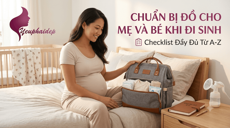 Chuẩn Bị Đồ Cho Mẹ Và Bé Khi Đi Sinh: Checklist Đầy Đủ Từ A-Z