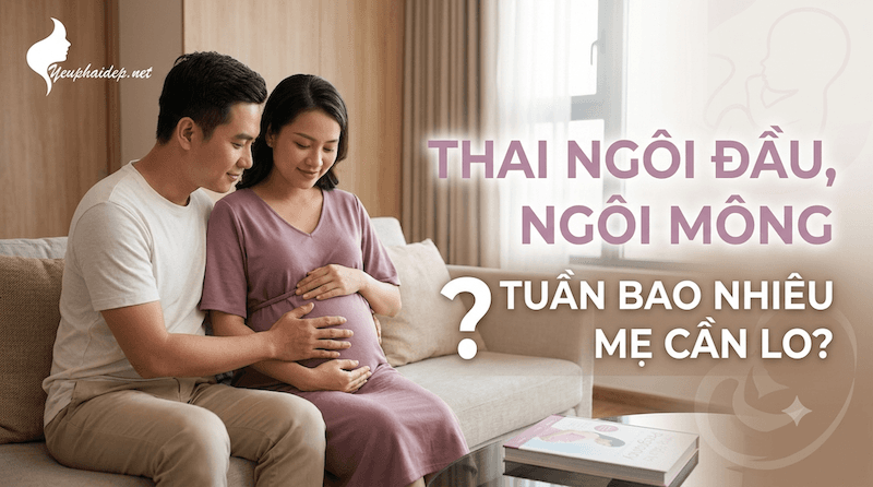Thai Ngôi Đầu, Ngôi Mông — Tuần Bao Nhiêu Mẹ Cần Lo?