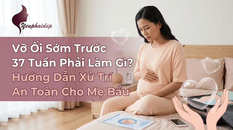 Vỡ Ối Sớm Trước 37 Tuần Phải Làm Gì? Hướng Dẫn Xử Trí An Toàn Cho Mẹ Bầu