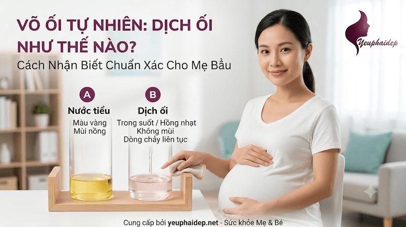 Vỡ Ối Tự Nhiên Dịch Ối Như Thế Nào? Cách Nhận Biết Chuẩn Xác Cho Mẹ Bầu