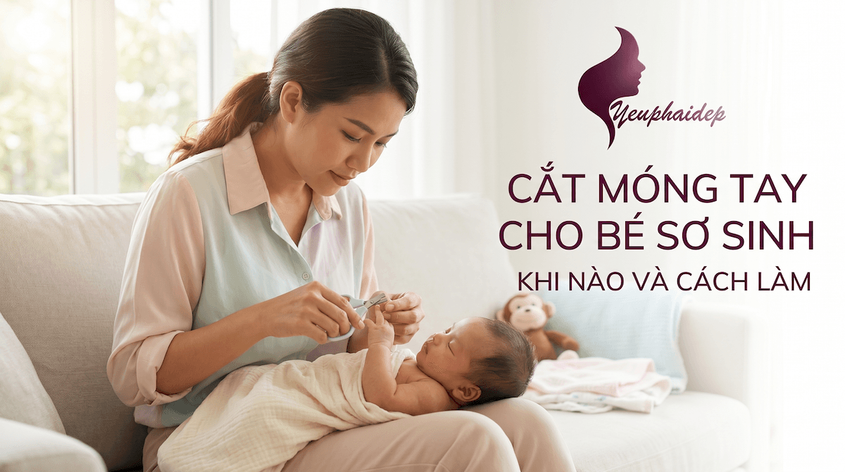 Cắt Móng Tay Cho Bé Sơ Sinh Khi Nào Và Cách Làm