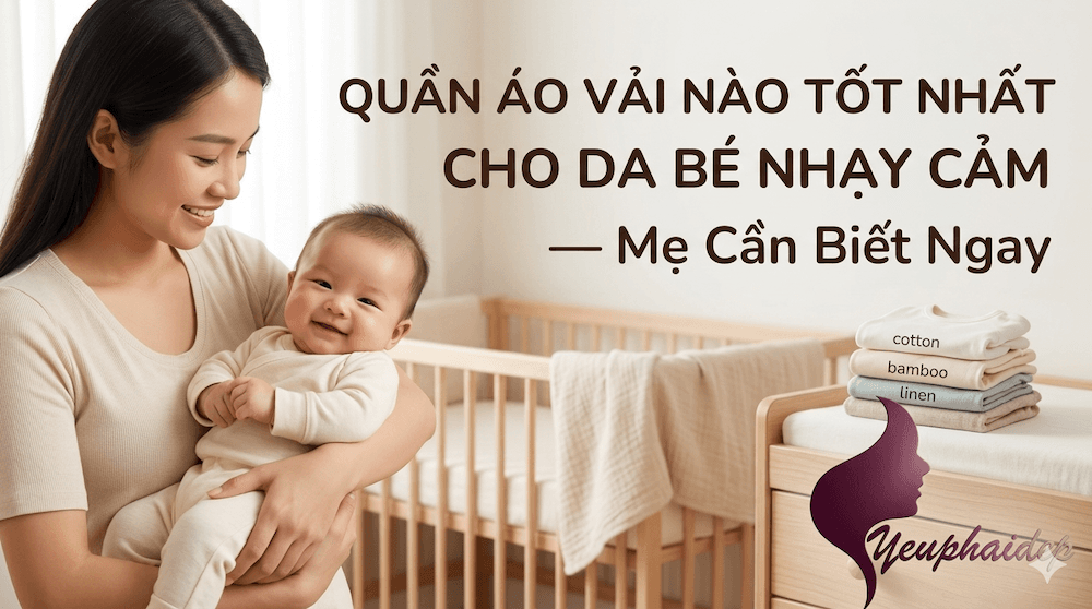 Quần Áo Vải Nào Tốt Nhất Cho Da Bé Nhạy Cảm — Mẹ Cần Biết Ngay