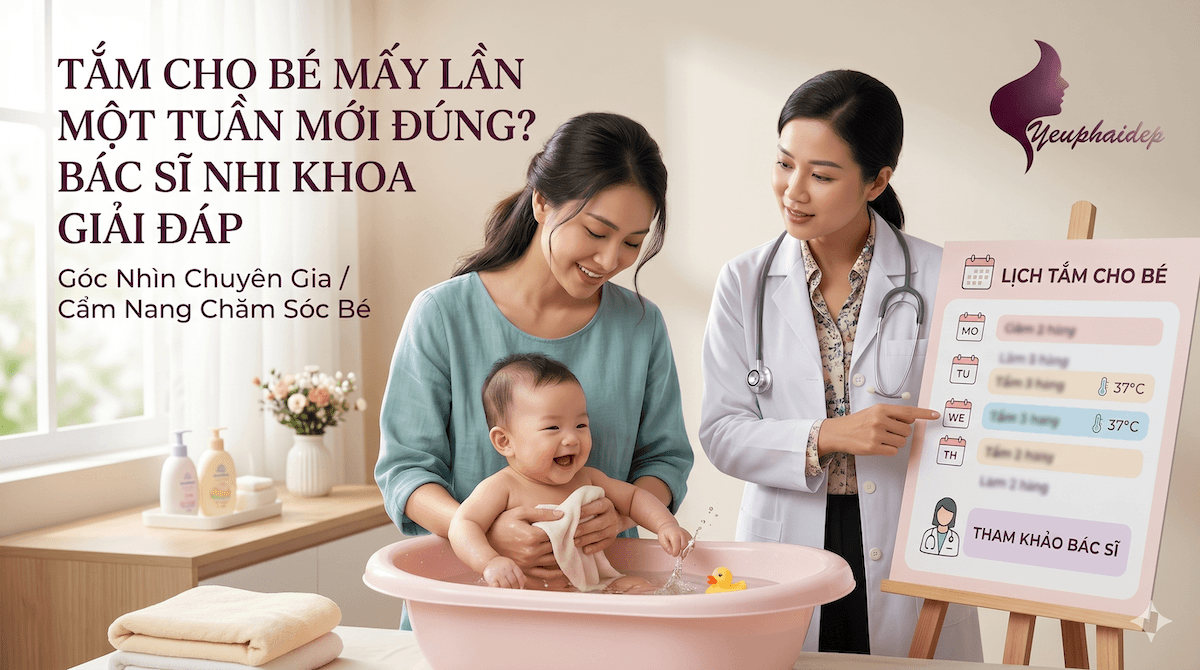 Tắm Cho Bé Mấy Lần Một Tuần Mới Đúng? Bác Sĩ Nhi Khoa Giải Đáp