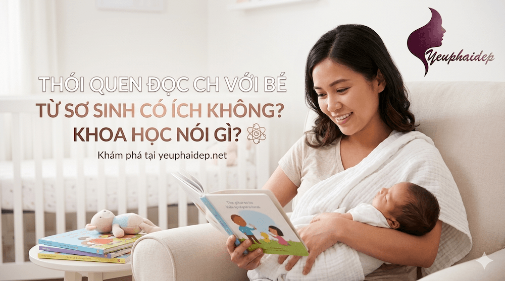 Thói Quen Đọc Sách Với Bé Từ Sơ Sinh Có Ích Không? Khoa Học Nói Gì?