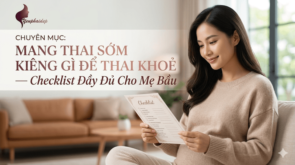 Mang Thai Sớm Kiêng Gì Để Thai Khoẻ — Checklist Đầy Đủ Cho Mẹ Bầu