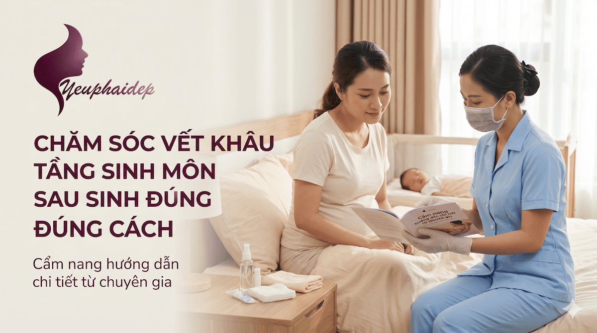 Chăm Sóc Vết Khâu Tầng Sinh Môn Sau Sinh Đúng Cách