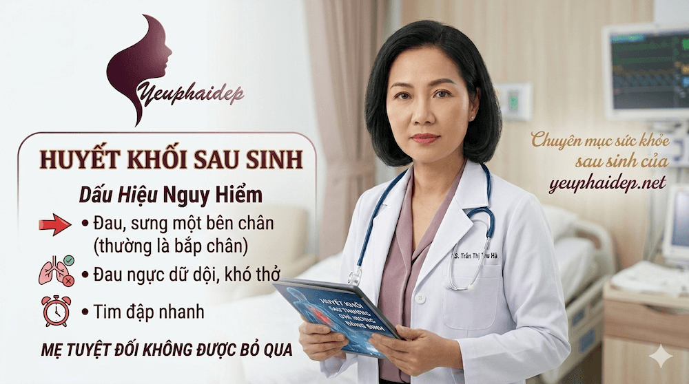 Huyết Khối Sau Sinh — Dấu Hiệu Nguy Hiểm Mẹ Tuyệt Đối Không Được Bỏ Qua