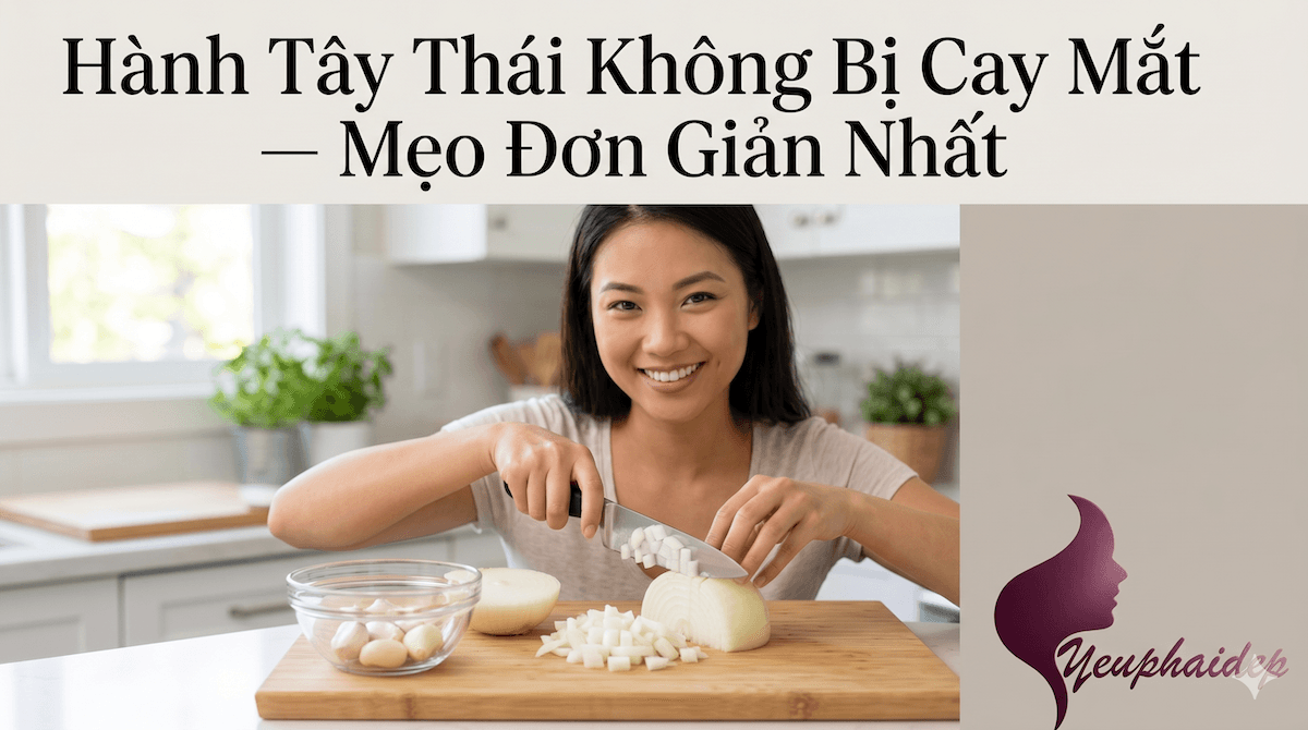 Hành Tây Thái Không Bị Cay Mắt — Mẹo Đơn Giản Nhất