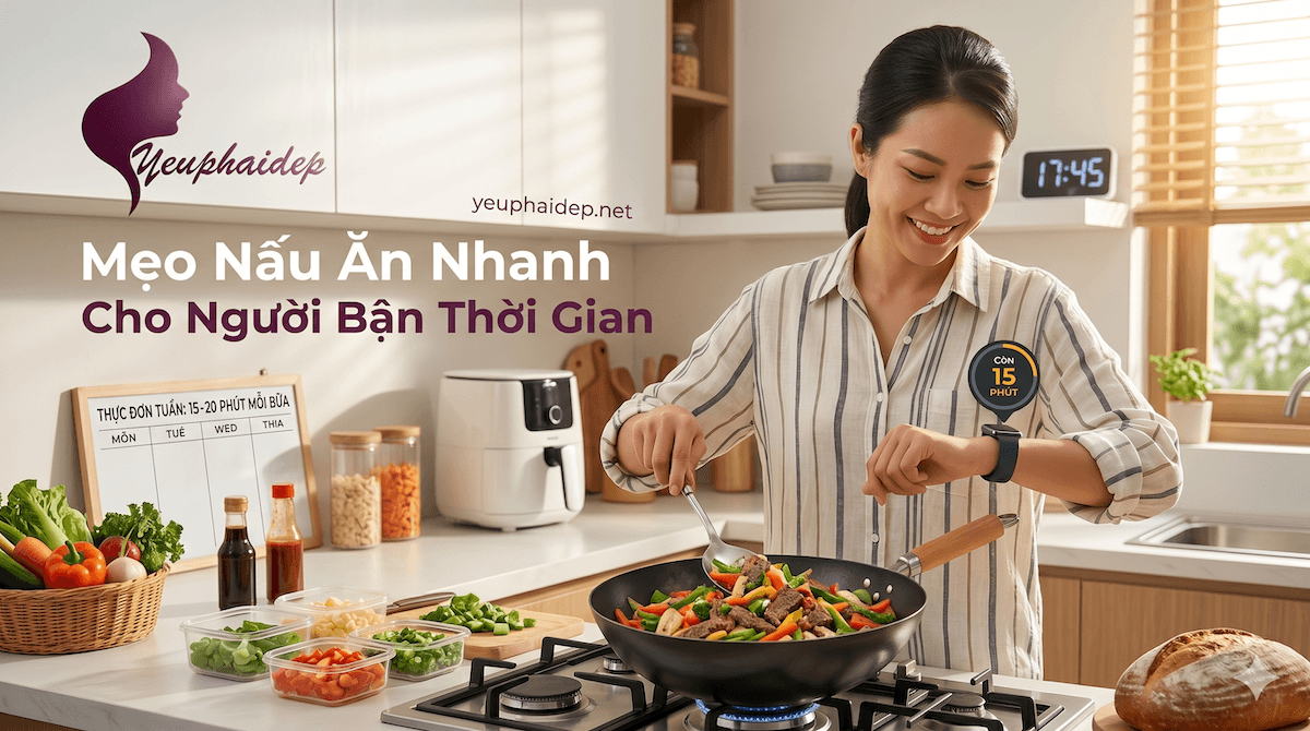 Mẹo Nấu Ăn Nhanh Cho Người Bận Không Có Thời Gian