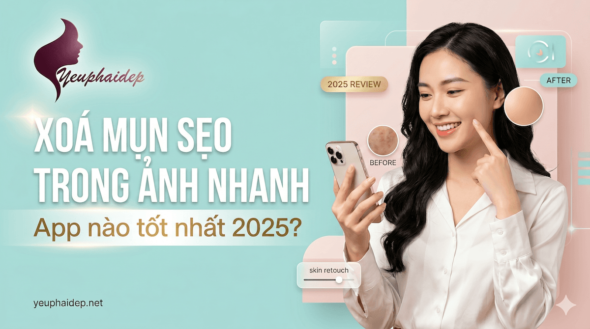 Xoá mụn sẹo trong ảnh nhanh — App nào tốt nhất 2025?