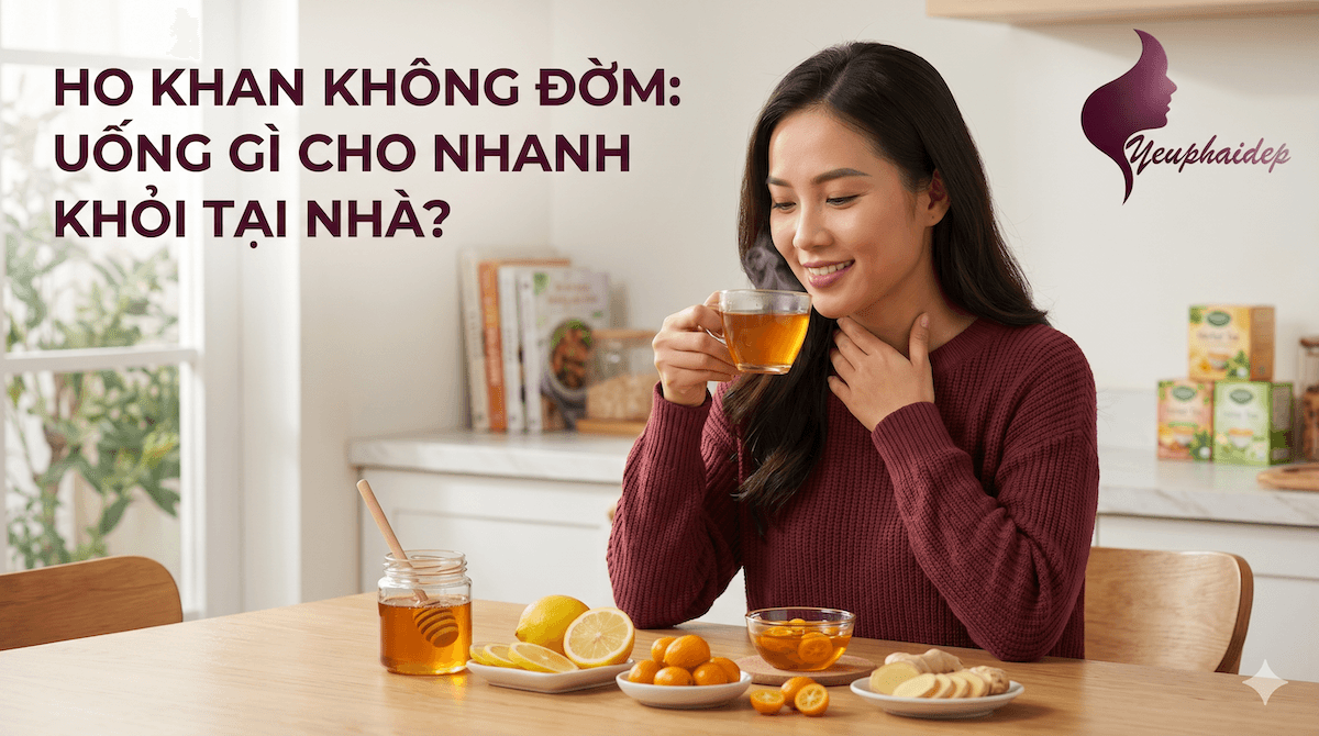 Ho Khan Không Đờm Uống Gì Cho Nhanh Khỏi Tại Nhà
