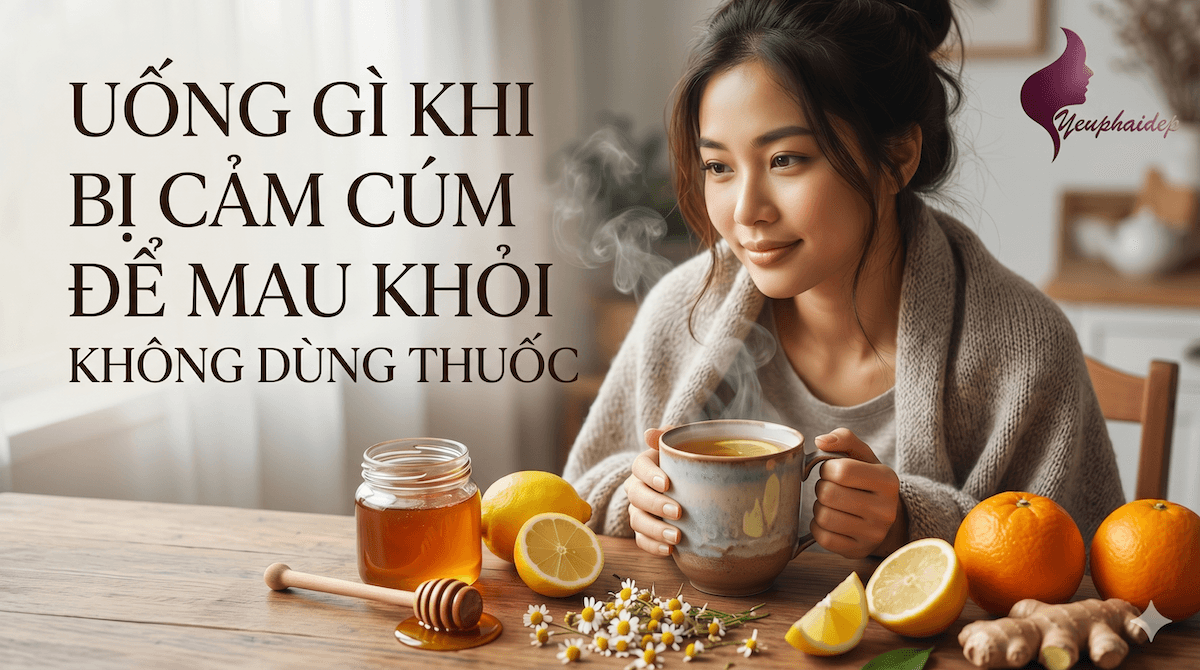Uống gì khi bị cảm cúm để mau khỏi không dùng thuốc