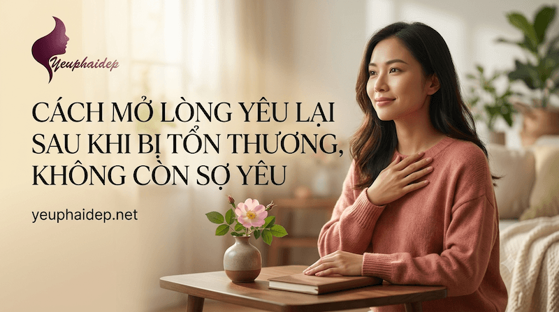 Cách Mở Lòng Yêu Lại Sau Khi Bị Tổn Thương, Không Còn Sợ Yêu