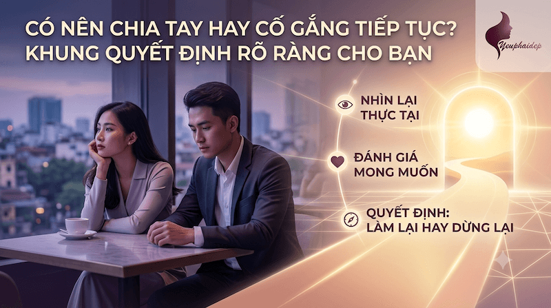 Có Nên Chia Tay Hay Cố Gắng Tiếp Tục? Khung Quyết Định Rõ Ràng Cho Bạn