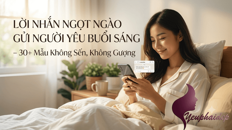 Lời Nhắn Ngọt Ngào Gửi Người Yêu Buổi Sáng – 30+ Mẫu Không Sến, Không Gượng