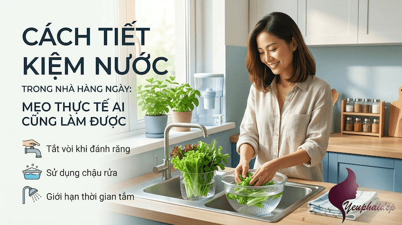 Cách Tiết Kiệm Nước Trong Nhà Hàng Ngày: Mẹo Thực Tế Ai Cũng Làm Được