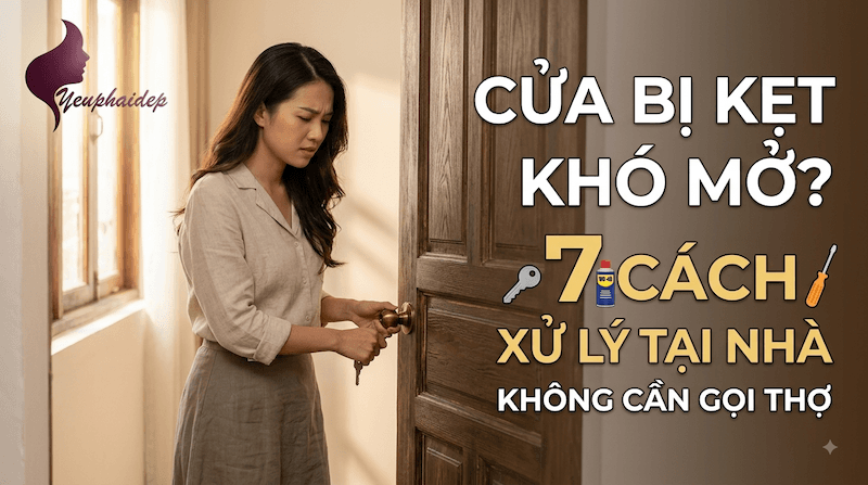 Cửa Bị Kẹt Khó Mở? 7 Cách Xử Lý Tại Nhà Không Cần Gọi Thợ