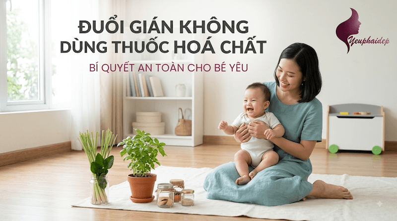 Đuổi Gián Không Dùng Thuốc Hoá Chất - Bí Quyết An Toàn Cho Bé Yêu