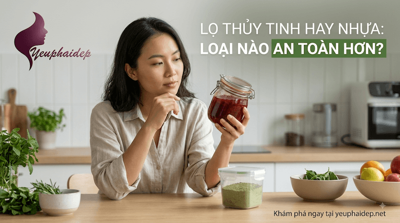 Lọ Thủy Tinh Hay Nhựa: Loại Nào An Toàn Hơn?