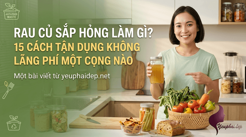 Rau Củ Sắp Hỏng Làm Gì? 15 Cách Tận Dụng Không Lãng Phí Một Cọng Nào