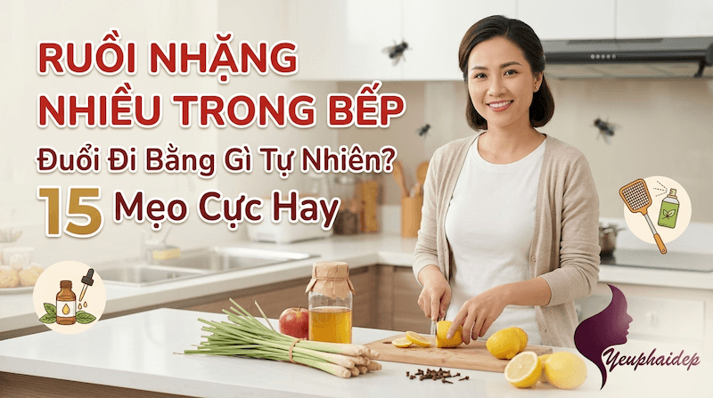 Ruồi Nhặng Nhiều Trong Bếp Đuổi Đi Bằng Gì Tự Nhiên? 15 Mẹo Cực Hay