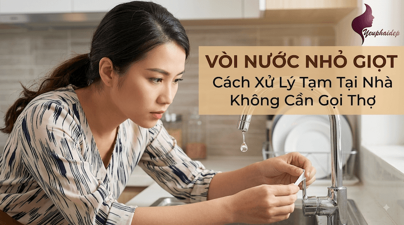 Vòi Nước Nhỏ Giọt: Cách Xử Lý Tạm Tại Nhà Không Cần Gọi Thợ