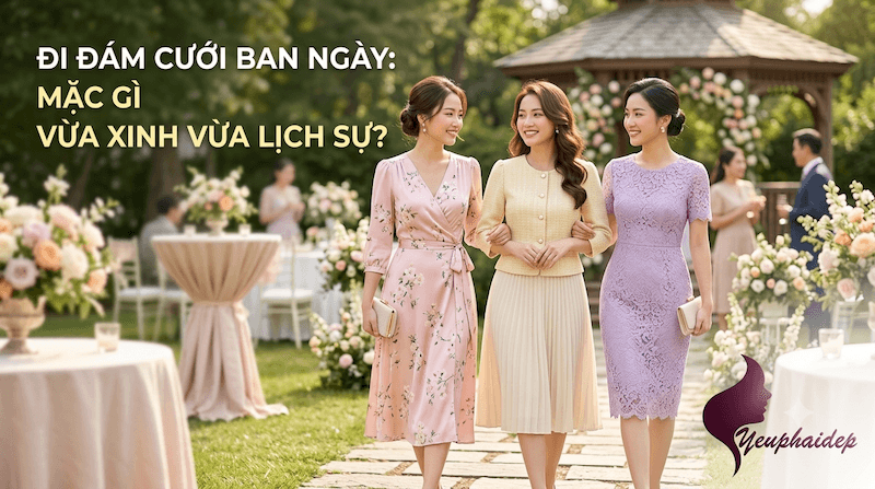 Đi đám cưới ban ngày mặc gì để vừa xinh vừa lịch sự?