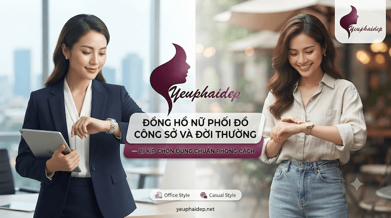 Đồng Hồ Nữ Phối Đồ Công Sở Và Đời Thường — Bí Kíp Chọn Đúng Chuẩn Phong Cách