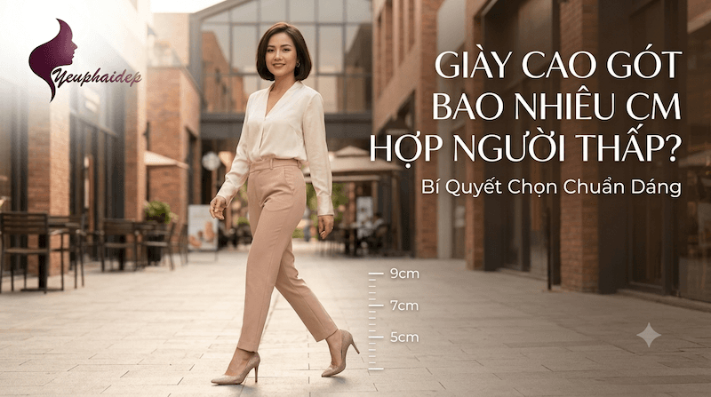 Giày Cao Gót Bao Nhiêu Cm Hợp Người Thấp? Bí Quyết Chọn Chuẩn Dáng