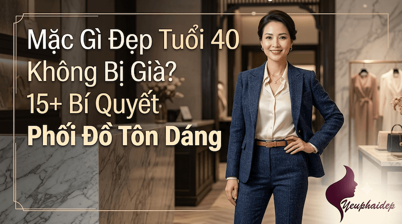 Mặc Gì Đẹp Tuổi 40 Không Bị Già? 15+ Bí Quyết Phối Đồ Tôn Dáng