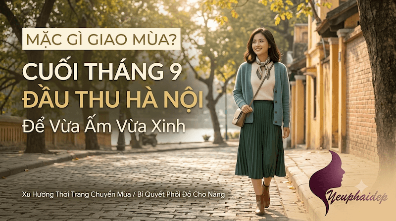 Mặc Gì Giao Mùa Cuối Tháng 9 Đầu Thu Hà Nội Để Vừa Ấm Vừa Xinh?