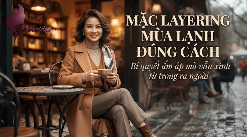 Mặc Layering Mùa Lạnh Đúng Cách – Bí Quyết Ấm Áp Mà Vẫn Xinh Từ Trong Ra Ngoài