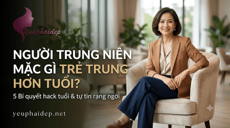 Người Trung Niên Mặc Gì Trẻ Trung Hơn Tuổi?