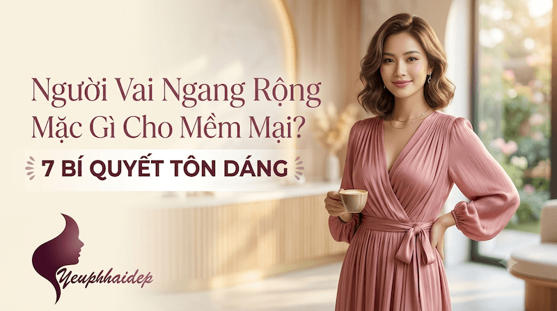 Người Vai Ngang Rộng Mặc Gì Cho Mềm Mại? 7 Bí Quyết Tôn Dáng