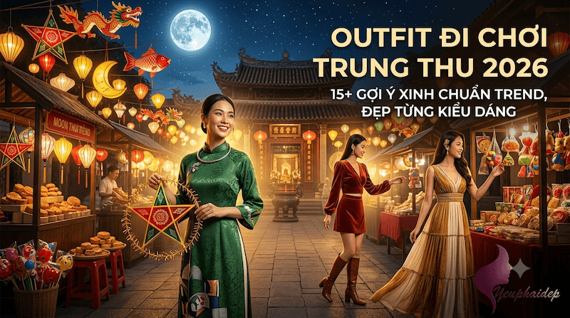 Outfit Đi Chơi Trung Thu 2026: 15+ Gợi Ý Xinh Chuẩn Trend, Đẹp Từng Kiểu Dáng