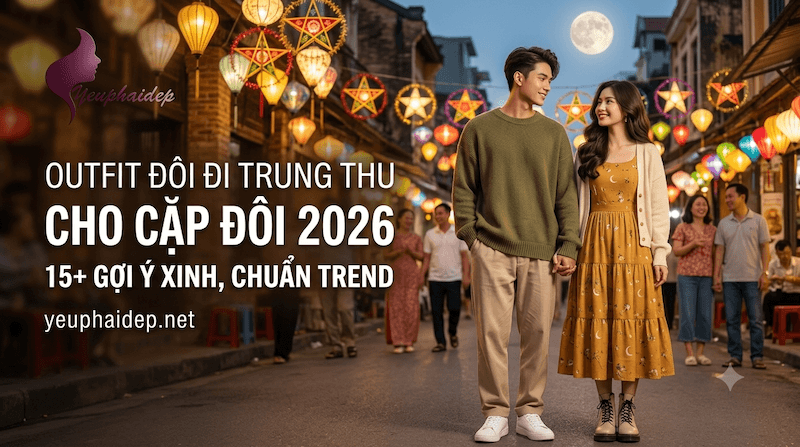 Outfit Đôi Đi Trung Thu Cho Cặp Đôi 2026: 15+ Gợi Ý Xinh, Chuẩn Trend