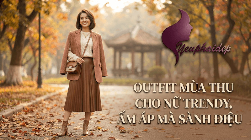 Outfit Mùa Thu Cho Nữ Trendy, Ấm Áp Mà Sành Điệu