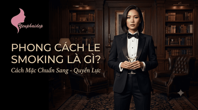 Phong Cách Le Smoking Là Gì? Cách Mặc Chuẩn Sang - Quyền Lực