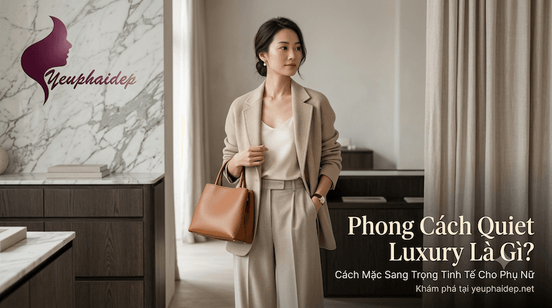 Phong Cách Quiet Luxury Là Gì? Cách Mặc Sang Trọng Tinh Tế Cho Phụ Nữ