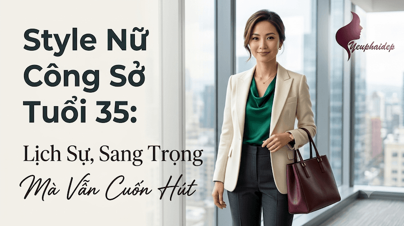 Style Nữ Công Sở Tuổi 35 Lịch Sự, Sang Trọng Mà Vẫn Cuốn Hút