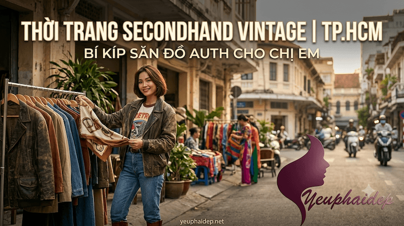 Thời Trang Secondhand Vintage Mua Ở Đâu TPHCM? Bí Kíp Săn Đồ Auth Cho Chị Em